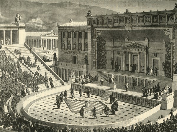 Theatre of Dionysus at Athens', 1890.