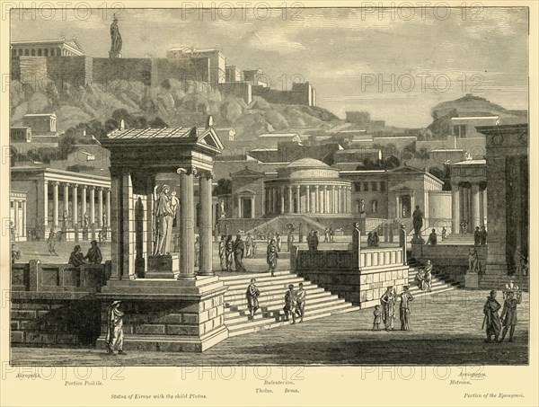 Agora of Athens (restored)', 1890.
