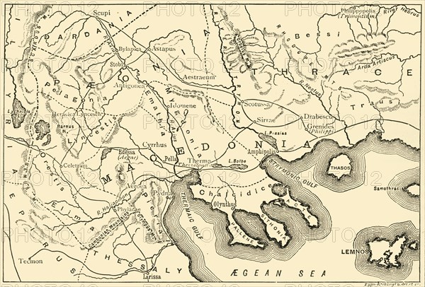 Map of Macedon and the Adjacent Districts', 1890.