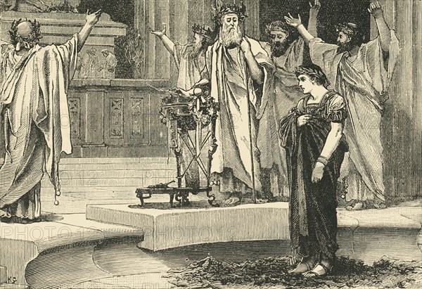 Alexander at the Temple of Jupiter Ammon', 1890.