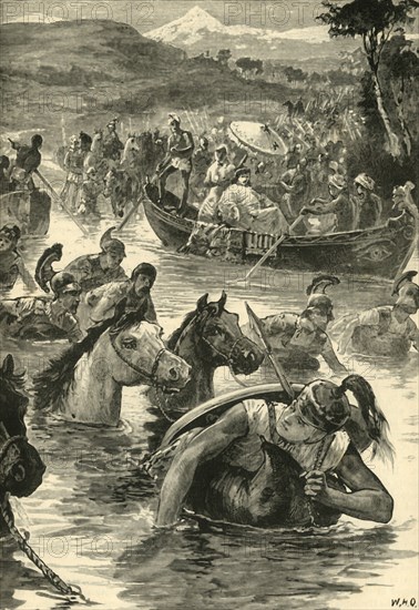 The Macedonians Crossing the Jaxartes', 1890.