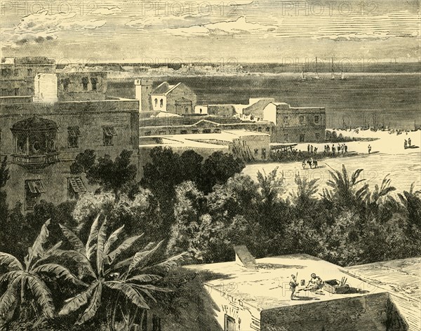 The Great Harbour at Alexandria', 1890.