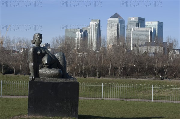 Docklands and Canary Wharf, London, England, UK, 2/3/10.