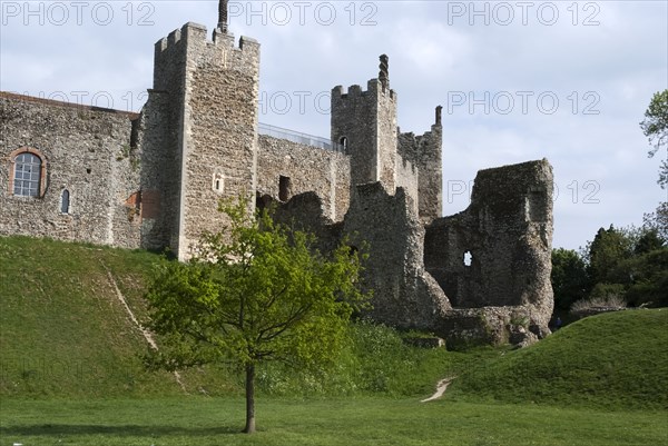 Framlingham Castle, Framlingham, Suffolk, England, UK, 25/5/10.