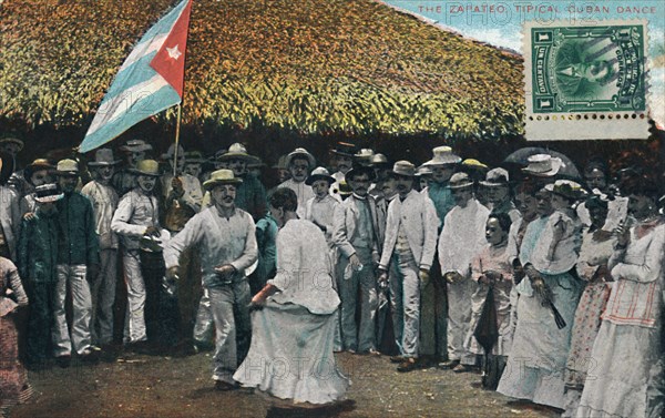 'The Zapateo Tipical Cuban Dance', c1910