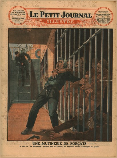 Convicts mutinying,1930