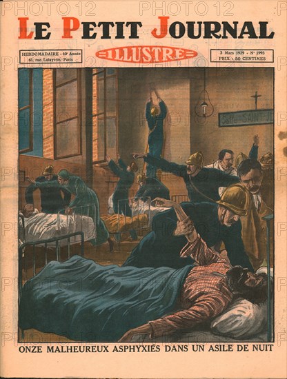 Eleven unfortunates asphyxiated in a night shelter,1929