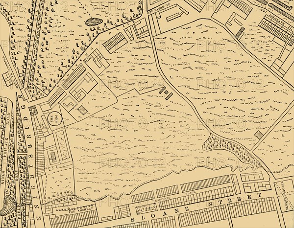 'Map of Belgravia, 1814'