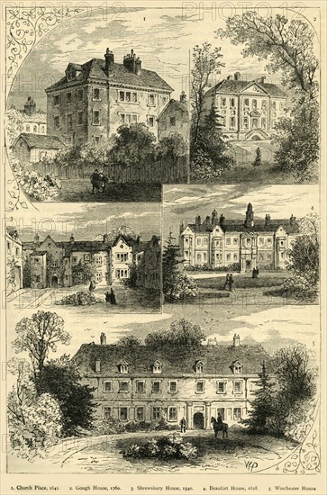 'Old Mansions in Chelsea', c1876