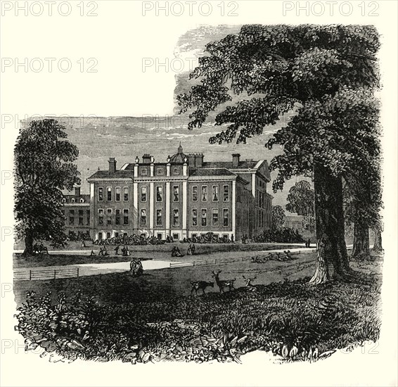 'Kensington Palace, from the Gardens'