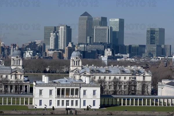 View from Greenwich Park, London