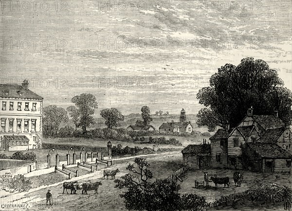 'Lisson Green in the Eighteenth Century', c1876