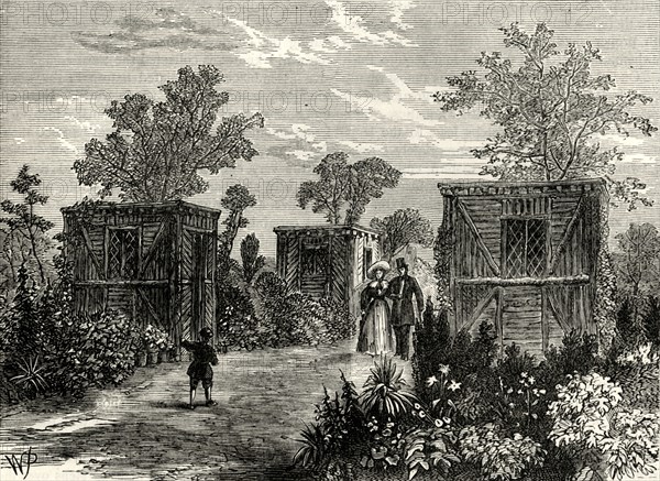 'Entrance to the Zoological Gardens in 1840', (c1876)