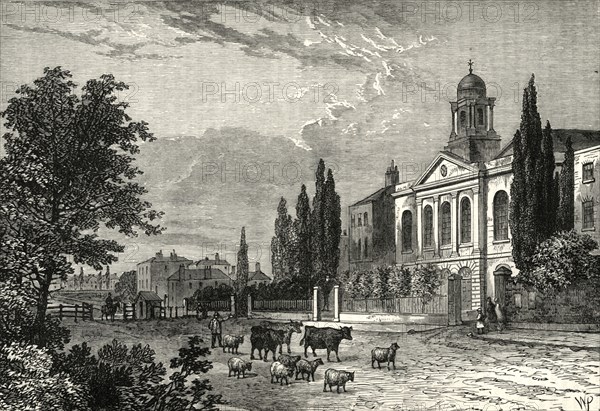 'Turnpike in the Hampstead Road, and St