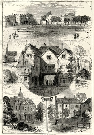 'Views in Highgate', c1876