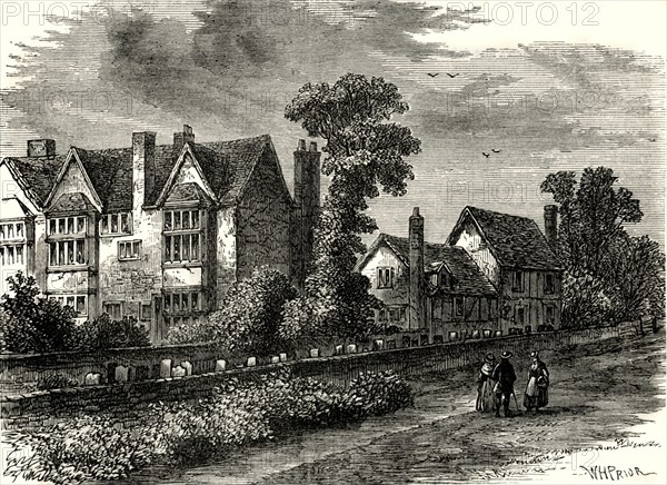 'The Black and White House, 1800'