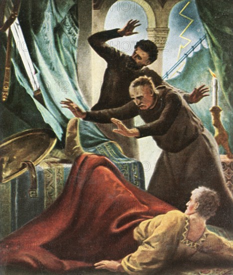 Henry V is hit by lightning in the imperial house at Goslar,-1936