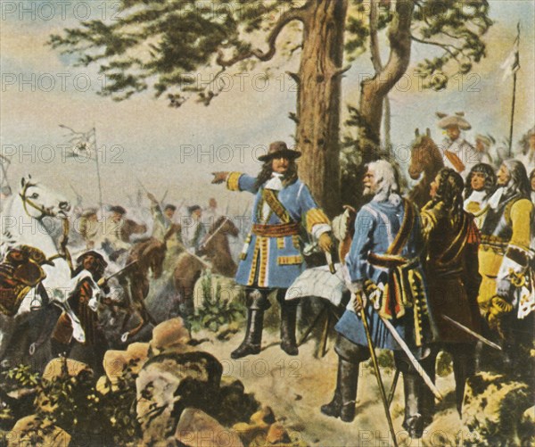 The Great Elector's commanders before the Battle of Fehrbellin, 28 June 1675