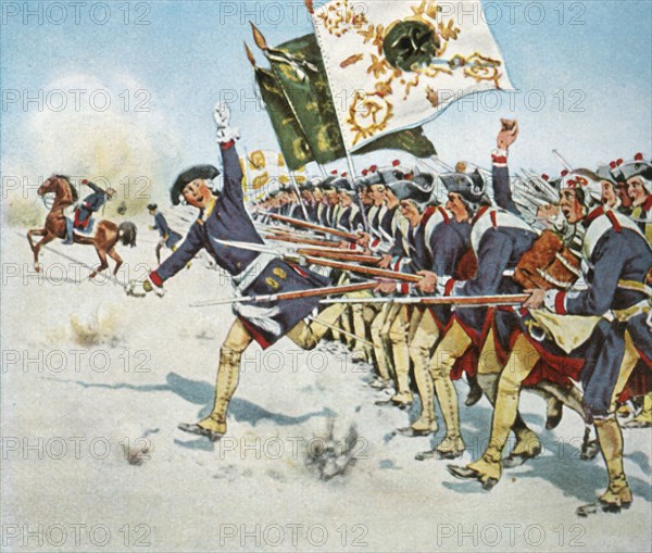 The battle of Mollwitz, 11 April 1741