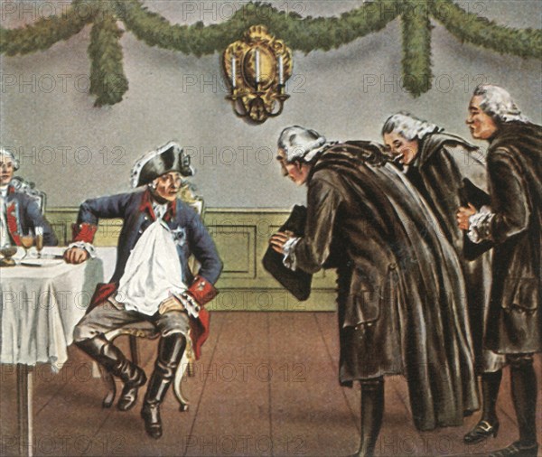 Frederick the Great and the men from Greiffenberg,1784