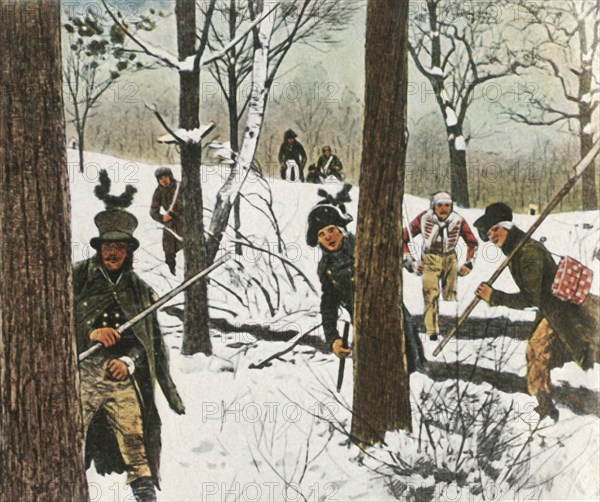 Prussian soldiers escape imprisonment by the French, January 1807