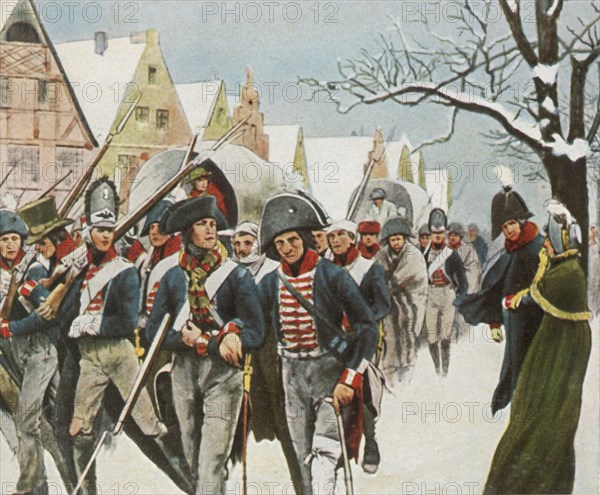 The Prussian king and queen in Memel, 14 January 1807