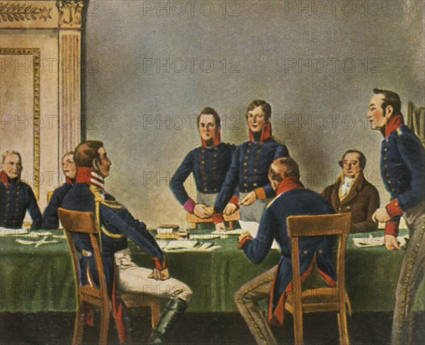 Meeting of the Reorganisation Commission in Königsberg, 9 July 1807