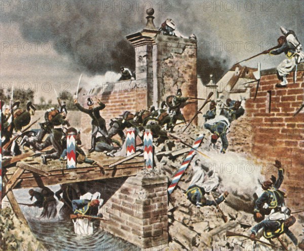 Storming of the Landau Gate at Weissenburg, 4 August 1870, (1936).  Creator: Unknown.