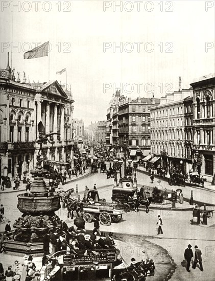 Statue of Eros at Piccadilly Circus, London