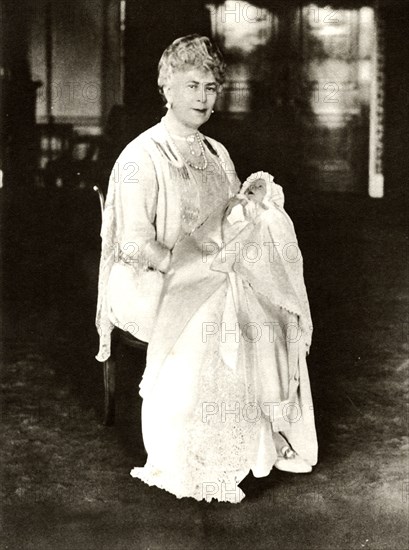 Queen Mary with Princess Elizabeth,1926