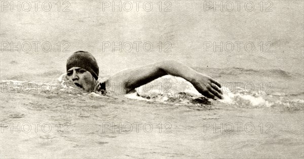 Gertrude Ederle, first woman to swim the Channel