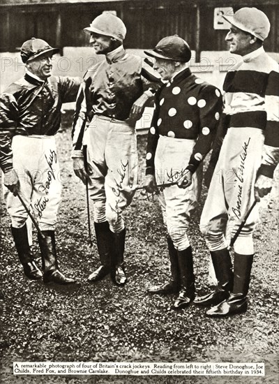 British jockeys,1934