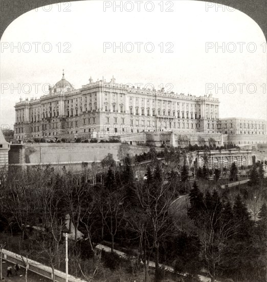'The imposing Royal Palace, and Royal Park Campo del Moro