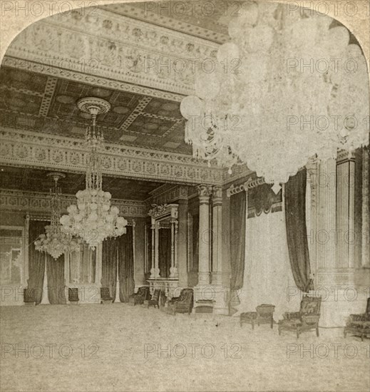 'East Room in President's Mansion, Washington