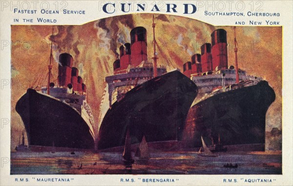 Cunard ocean liners, 1920s
