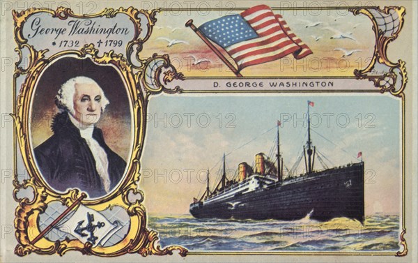 The SS 'George Washington', c1910