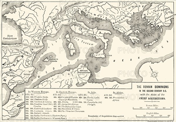 'The Roman Dominions in the Second Century B,