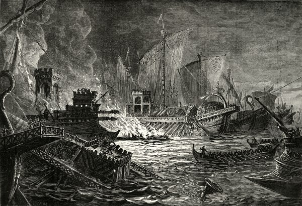 'The Battle of Actium',1890