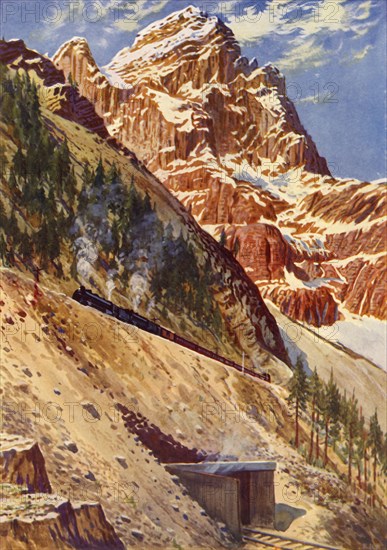 'The Spiral Tunnels on the Canadian Pacific Railway', c1948