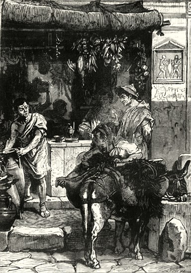 'Street Scene in Pompeii', 1890.   Creator: Unknown.