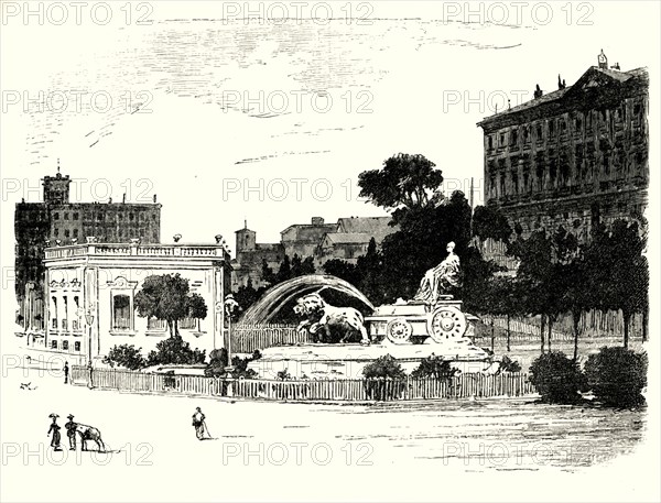 'The Fountain of Cybele, Madrid'