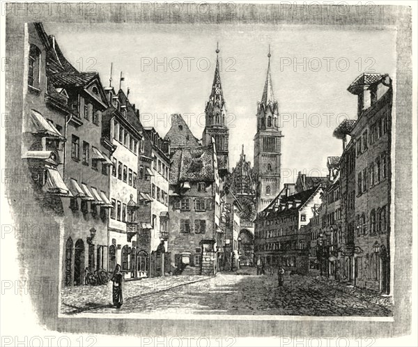 'Karolinen-Strasse and Church of St,