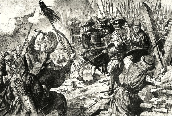 'Final Assault of the Turks in their First Siege of Vienna (1529)',1890