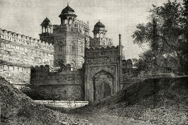 'The Palace of the Mogul Emperors, Delhi', 1890.   Creator: Unknown.