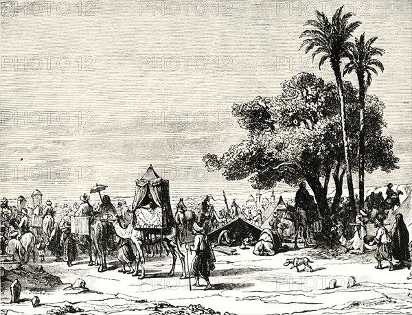 'Pilgrims Journeying to Mecca',1890