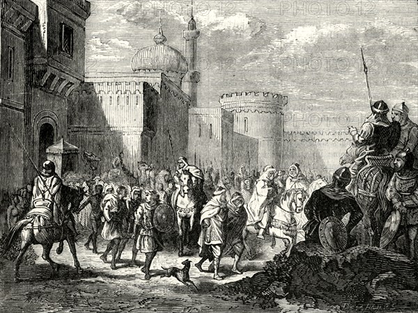 'The Saracens Leaving Narbonne, Restored to the Franks'