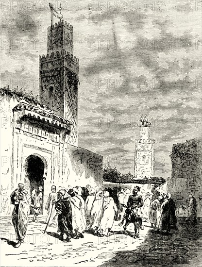 'A Street in Fez',1890