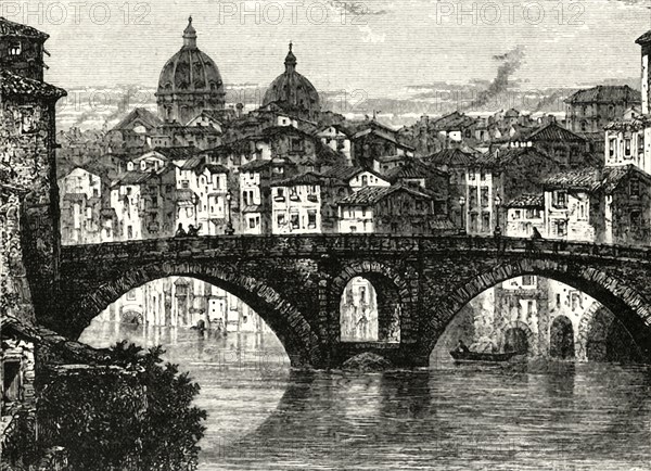 'The Fabrician Bridge, Rome'