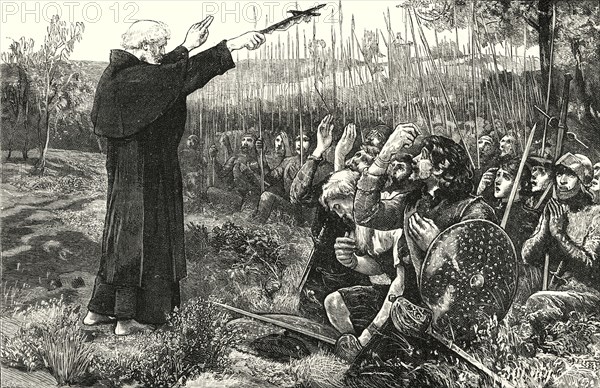 'Bannockburn: The Abbot of Inchaffray Blessing The Scots Before The Battle',-1314