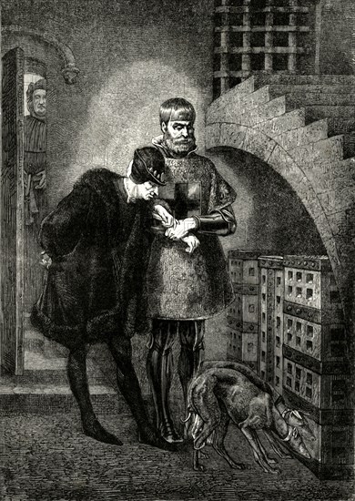 'Louis XI Visiting Cardinal Balue in the Iron Cage', (1469-1481)